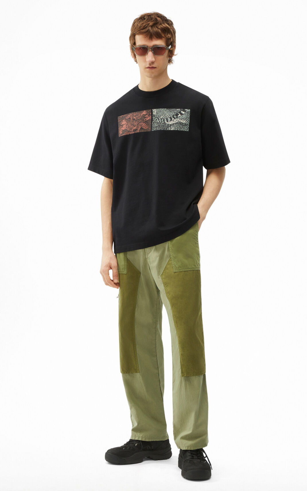 Kenzo Archive Camisetas Hombre Negras | 2105394-CM